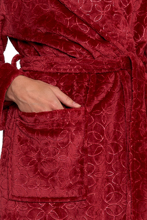 CIEPŁY SZLAFROK DAMSKI DŁUGI ELEGNACKI NA PREZENT PUSZYSTY MODNY MORAJ