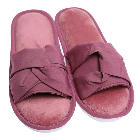 KAPCIE DAMSKIE KLAPKI DOMOWE KLASYCZNE PAPCIE BAMBOSZE MORAJ