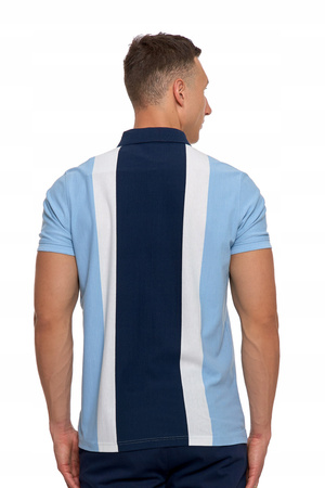 Elegancki T-Shirt Koszulka Polo Polówka z Krótkim Rękawem Modna MORAJ 