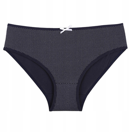 Figi Damskie Bikini Majtki Klasyczne Wygodne Bawełniane 3-PAK MORAJ 