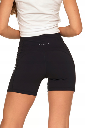 Legginsy Kolarki Szorty Damskie Sportowe Wysoki Stan Kieszenie MORAJ