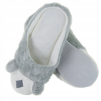 Kapcie Damskie Misie Klapki Domowe Ciepłe Papcie Wygodne Urocze MORAJ