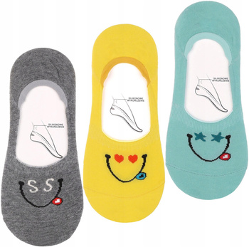 Skarpetki Stopki Niskie Balerinki MORAJ 3PAR
