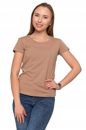 T-Shirt Damski Koszulka Klasyk Bawełna MORAJ