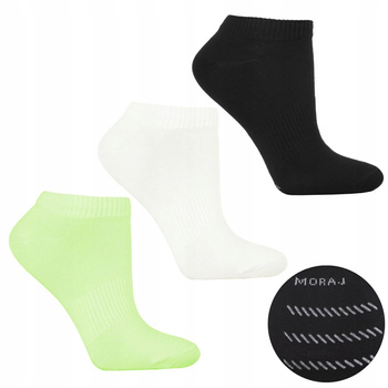 Skarpetki STOPKI DAMSKIE Niskie Skarpety z ABS na stopach 3-PAK MORAJ