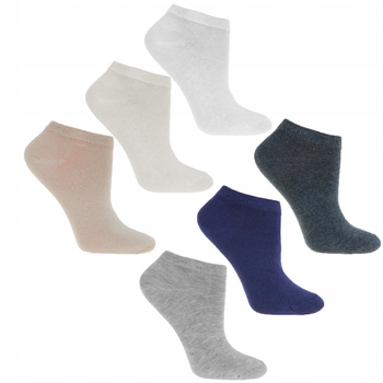 Niskie Skarpetki Damskie Stopki MORAJ 6 pak