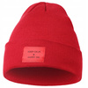 Czapka Damska Zimowa Beanie klasyczna z naszywką Modna Ciepła Prążek MORAJ
