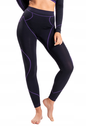 Legginsy Termoaktywne Dopasowane Getry Bezszwowe Spodnie Thermo MORAJ 