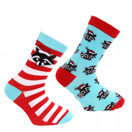 ŚWIĄTECZNE SKARPETKI DZIECIĘCE PREZENT NA ŚWIĘTA MIKOŁAJKI 2-PAR