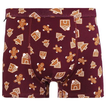 BOKSERKI MĘSKIE W KARTONIKU ŚWIĄTECZNE SKARPETY PREZENT PIERNIKI MORAJ