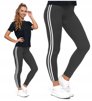 MORAJ Legginsy z Wysokim Stanem Kryjące