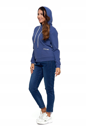 Spodnie Damskie Jeansowe mom fit Pasek MORAJ