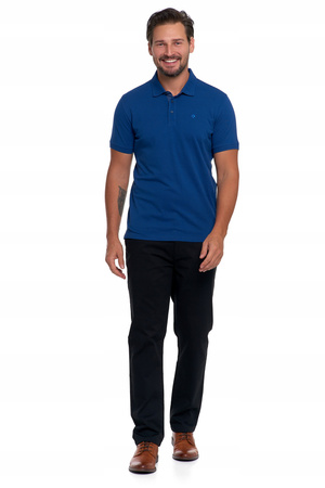 Elegancka Polówka Polo Męskie Koszulka T-Shirt z Krótkim Rękawem MORAJ 