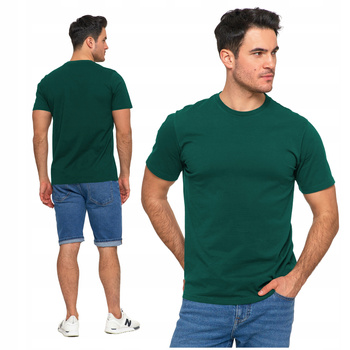 T-SHIRT MĘSKI MORAJ GŁADKA KOSZULKA KRÓTKI RĘKAW PROSTA KLASYCZNA