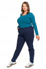 SPODNIE DRESOWE Damskie Klasyczne Proste Bez Ściągacza Plus Size MORAJ
