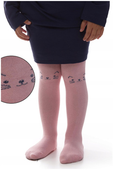 Rajstopy Dziewczęce Urocze Bawełna MORAJ