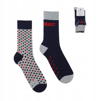 MORAJ Skarpety na PREZENT Walentynki 2-PARY