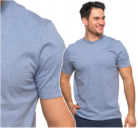 Koszulka T-SHIRT MĘSKI Bluzka z Krótkim Rękawem Bawełniana MORAJ 