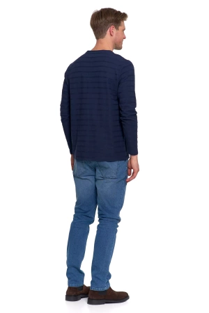 ELEGANCKA KOSZULKA MĘSKA Z DŁUGIM RĘKAWEM LONGSLEEVE BAWEŁNA MORAJ