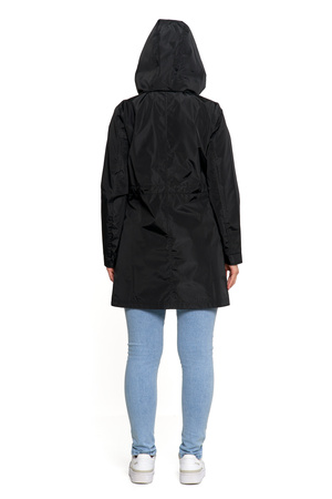 KURTKA DAMSKA PRZEJŚCIOWA Z KAPTUREM PARKA ELEGANCKI PŁASZCZ MORAJ