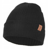 Czapka Damska Zimowa Beanie na chłodne dni w Prążek naszywka jelenia MORAJ