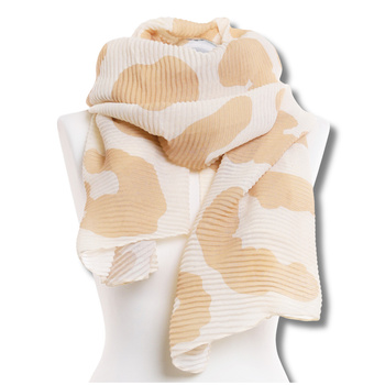 SZAL DAMSKI MORAJ CIENKI SZALIK JESIENNY ZWIEWNY PANTERKA MODNY LEKKI MORAJ