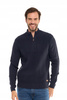 Sweter Męski Ze Stójką Zapinany Pod Szyją Elegancki Sweterek Ciepły MORAJ 