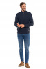 Sweter Męski Ze Stójką Zapinany Pod Szyją Elegancki Sweterek Ciepły MORAJ 