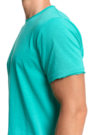 T-SHIRT MĘSKI Z KRÓTKIM RĘKAWEM GŁADKA KOSZULKA BAWEŁNIANA BLUZKA MORAJ 