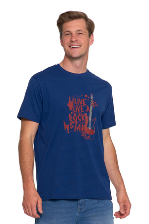 T-SHIRT MĘSKI KOSZULKA Z KRÓTKIM RĘKAWEM MODNA BLUZKA STYLOWA MORAJ