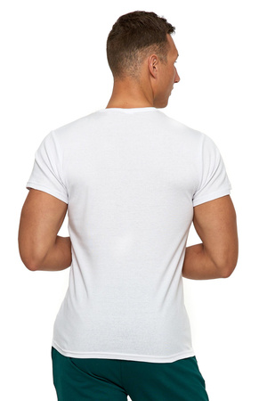 PODKOSZULKA KOSZULKA MĘSKA 100 % BAWEŁNA T-SHIRT NA KRÓTKI RĘKAW MORAJ 