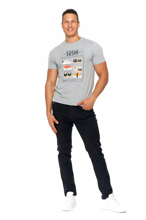T-Shirt Męski Koszulka Męska z Nadrukiem MORAJ