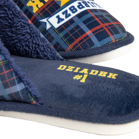 KAPCIE MĘSKIE DLA DZIADKA LACZKI DOMOWE KLAPKI NA PREZENT MORAJ