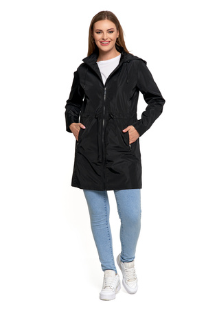 KURTKA DAMSKA PRZEJŚCIOWA Z KAPTUREM PARKA ELEGANCKI PŁASZCZ MORAJ