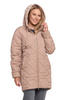 ELEGANCKA KURTKA DAMSKA PRZEJŚCIOWA Z KAPTUREM NA JESIEŃ CIEPŁA MORAJ