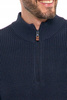 Sweter Męski Ze Stójką Zapinany Pod Szyją Elegancki Sweterek Ciepły MORAJ 