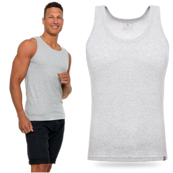 Podkoszulek Męski Koszulka Podkoszulka Bawełniana Bez Rękawów MORAJ