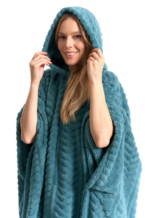KOCOBLUZA CIEPŁA DUŻA BLUZA Z KAPTUREM KOC NA ZIMĘ OVERSIZE MORAJ