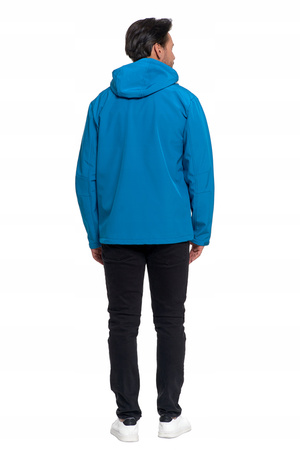 KURTKA MĘSKA Softshell Przejściowa Wodoodporna Odpinany Kaptur MORAJ