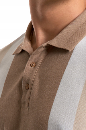 Elegancki T-Shirt Koszulka Polo Polówka z Krótkim Rękawem Modna MORAJ 