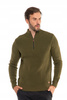 Sweter Męski Ze Stójką Zapinany Pod Szyją Elegancki Sweterek Ciepły MORAJ 