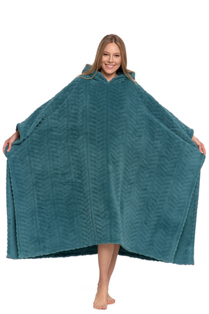 KOCOBLUZA CIEPŁA DUŻA BLUZA Z KAPTUREM KOC NA ZIMĘ OVERSIZE MORAJ