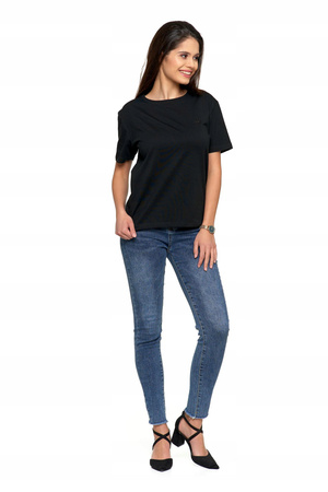 T-Shirt Damski Bawełna PREMIUM Wygodna Luźna Koszulka Gładka MORAJ 
