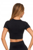 CROP-TOP DAMSKI z Krótkim Rękawem Stylowy Koszulka Sportowa MORAJ