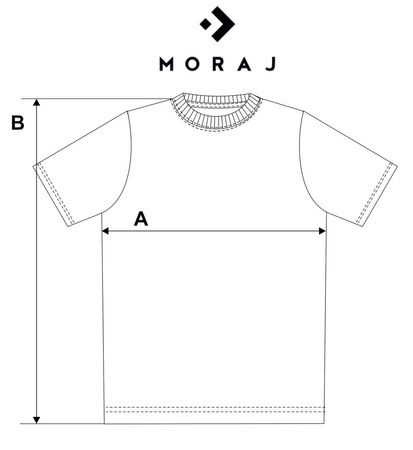 T-Shirt Męski PREMIUM Koszulka na Krótki Rękaw Bawełna Czesana MORAJ
