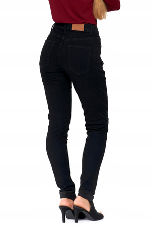 Spodnie Damskie Jeansowe mom fit Pasek MORAJ