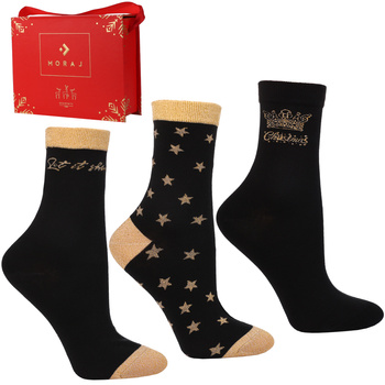 Skarpety Świąteczne Moraj 3 pary PUDEŁKO