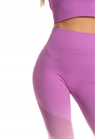Legginsy Damskie Sportowe Wysoki Stan Push-Up Kryjące na Siłownię MORAJ 