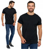 T-SHIRT PREMIUM MĘSKI Koszulka Gładka Bluzka Haft Logo Bawełna MORAJ 