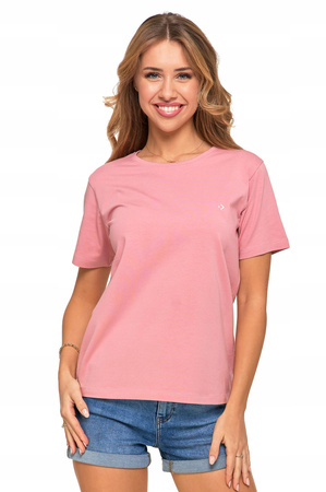 Koszulka Damska T-SHIRT PREMIUM Bawełniany Okrągły Dekolt MORAJ 